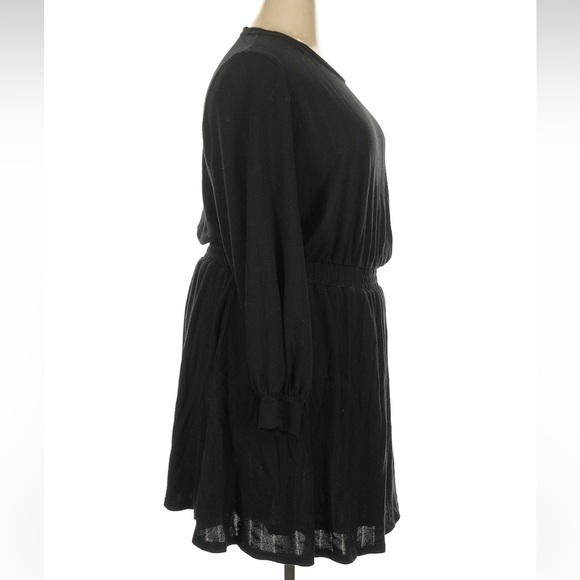 Anthropologie Dolan Left Coast Cressida Sweater Dress Black Knit Plus Size 2X - Picture 7 of 10